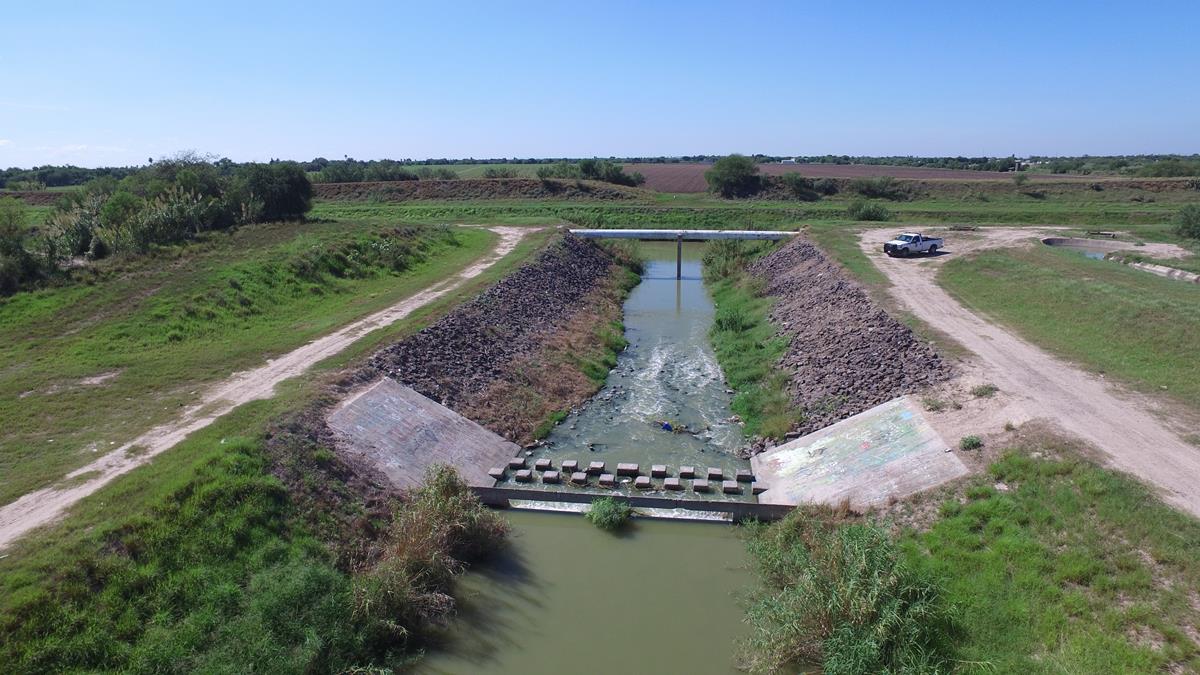 North Main Drain Weir 1